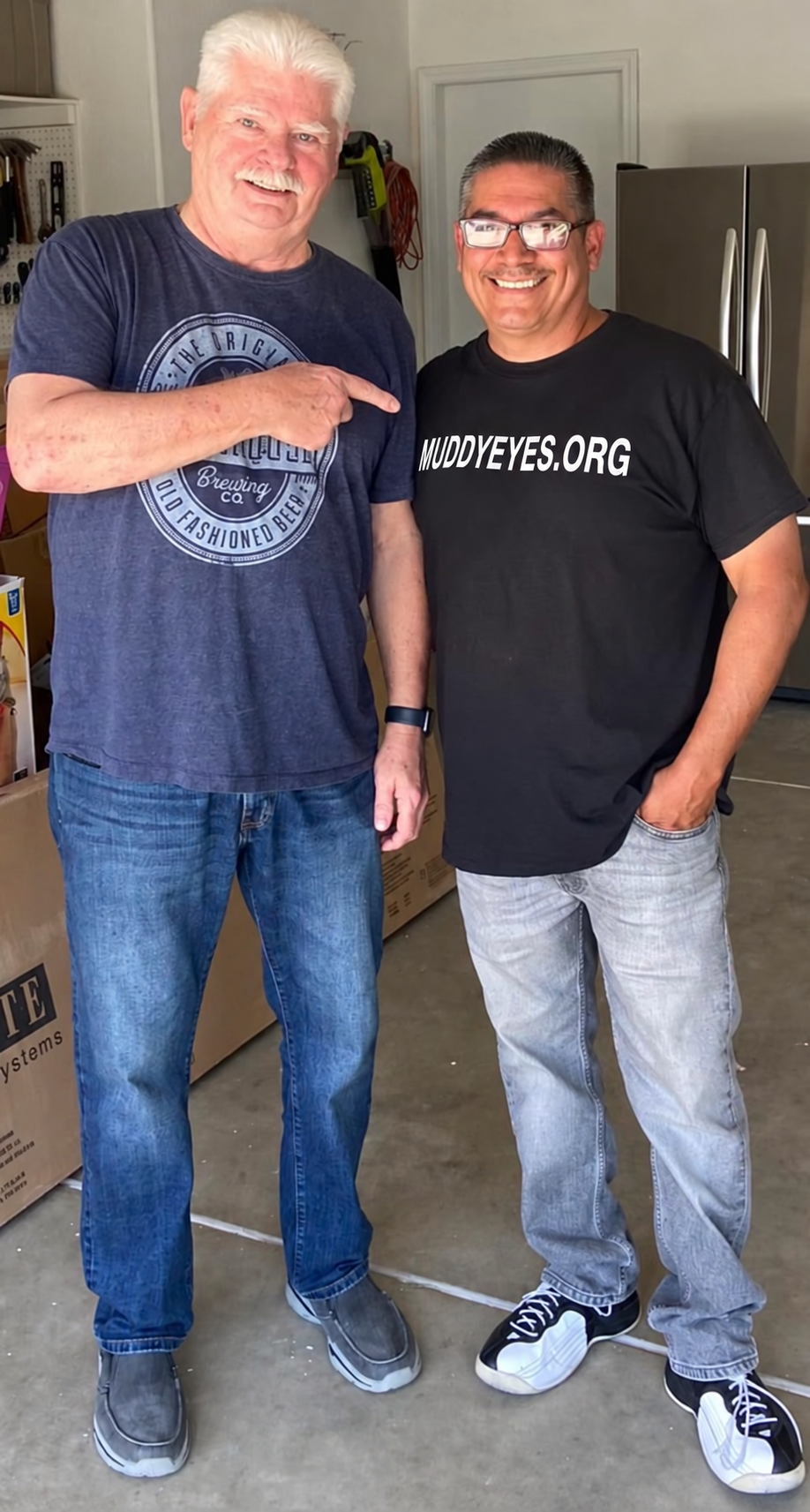 Dr. Michael Wyatt and Gilbert together